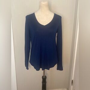 SO relaxed blue long sleeve tee